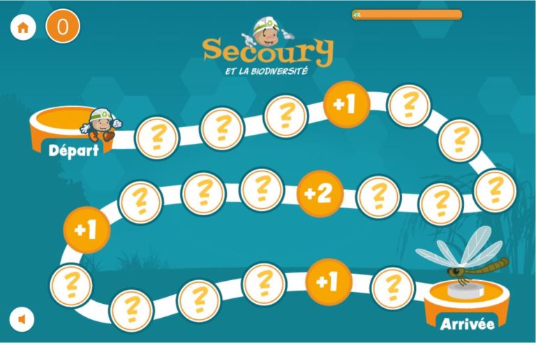 Secoury et la biodiversité - plateau de jeu