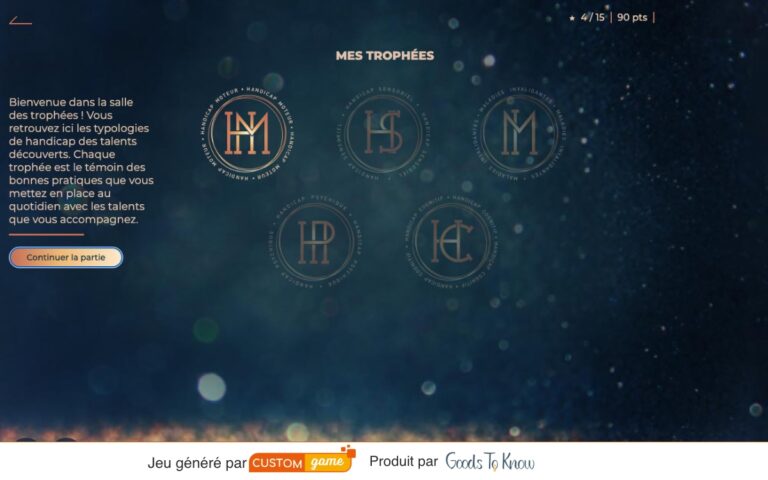 Plateforme-custom-game-moteur-de-jeu-guess-and-tap-jeu-handicap-resultat-badges