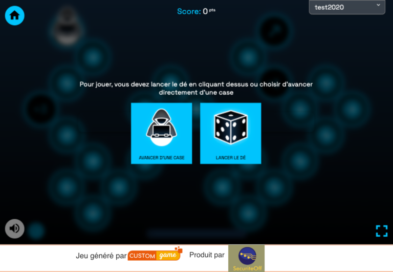 Plateforme-custom-game-moteur-de-jeu-rallye-quiz-cybersecurite-lancement-de